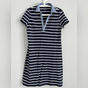 Tommy Hilfiger Navy and White Striped Dress